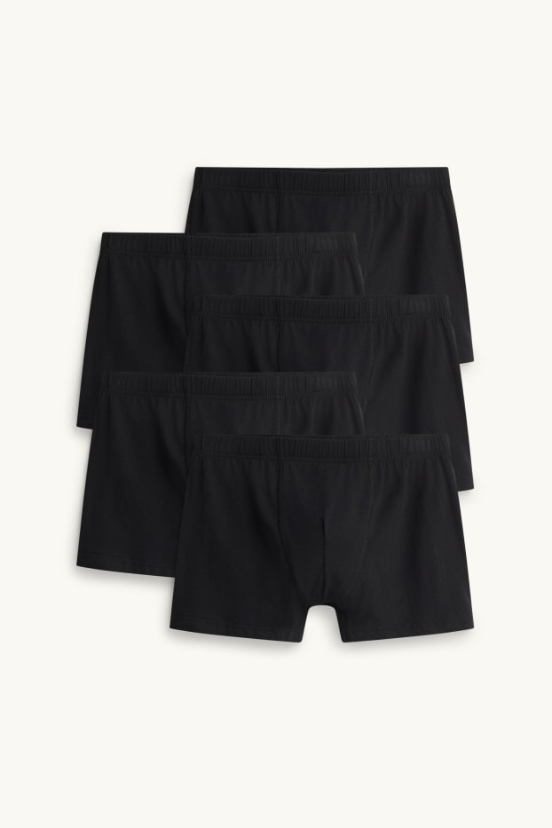 Herren - Multipack 5er - Trunks - schwarz