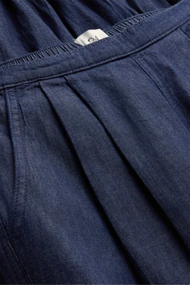 Dona - Balloon Jeans - low waist - blau fosc