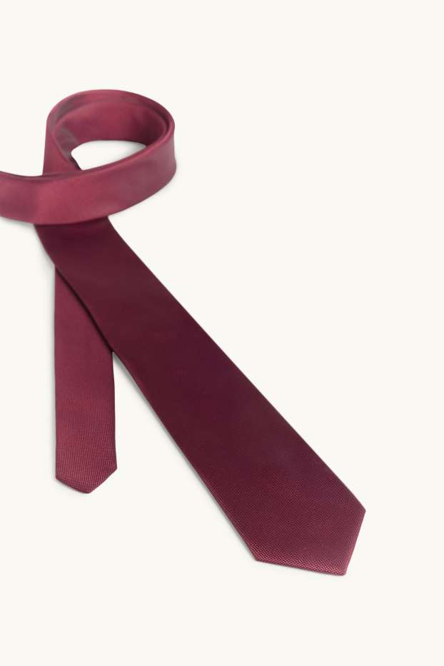 Home - Corbata - vermell fosc