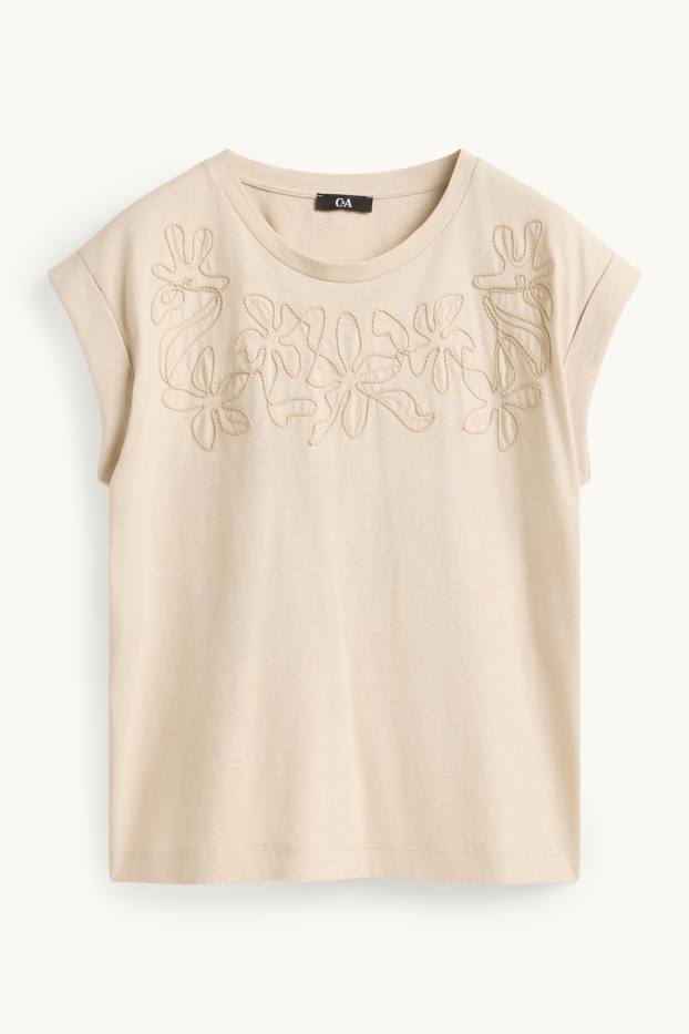 Dona - Samarreta sense mànigues - beix