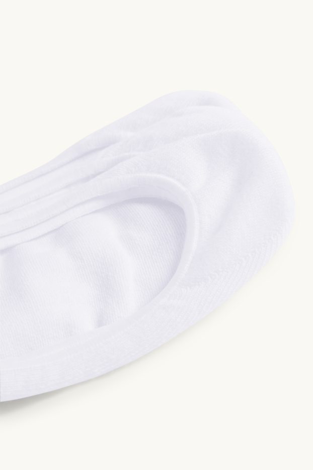 Damen - Multipack 3er - Füßlinge - weiß