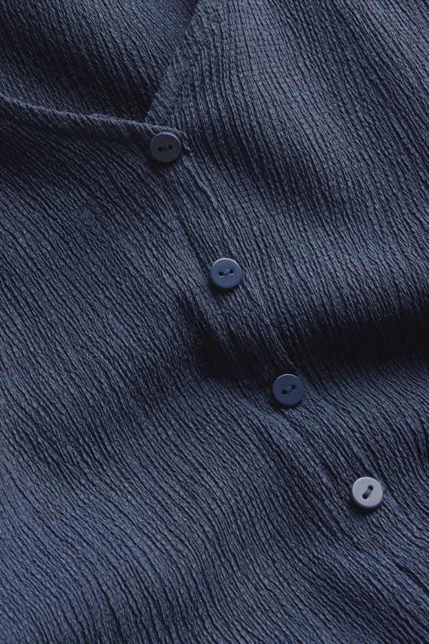 Damen - Langarmshirt - Regular Fit - dunkelblau