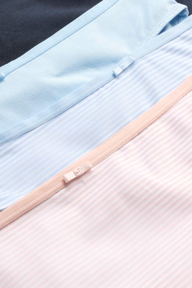 Femmes - Lot de 4 - culottes - bleu foncé