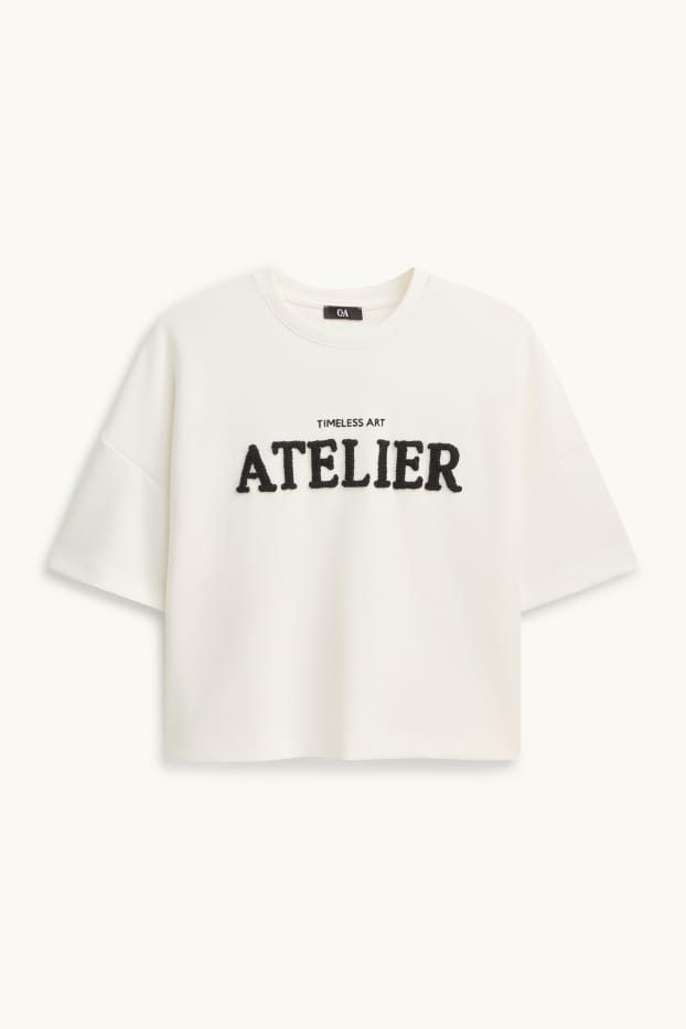 Dona - Samarreta de màniga curta - relaxed fit - blanc