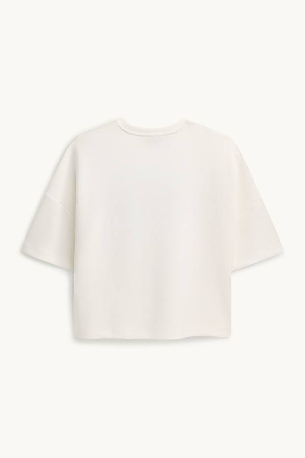 Dona - Samarreta de màniga curta - relaxed fit - blanc