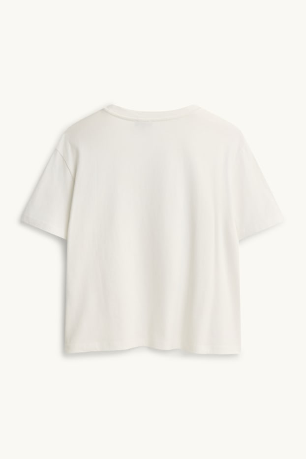 Femmes - T-shirt - regular fit - blanc