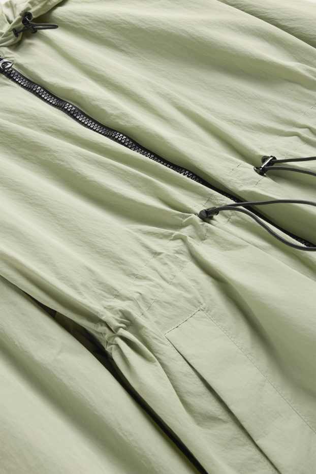 Damen - Jacke mit Kapuze - hellgrün