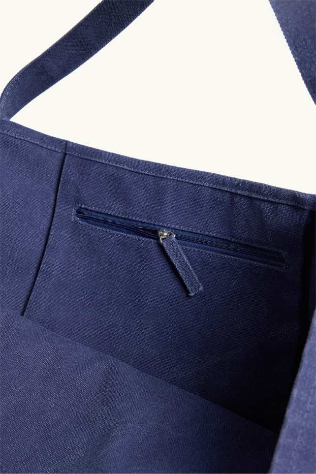 Femmes - Grand cabas - jean bleu foncé