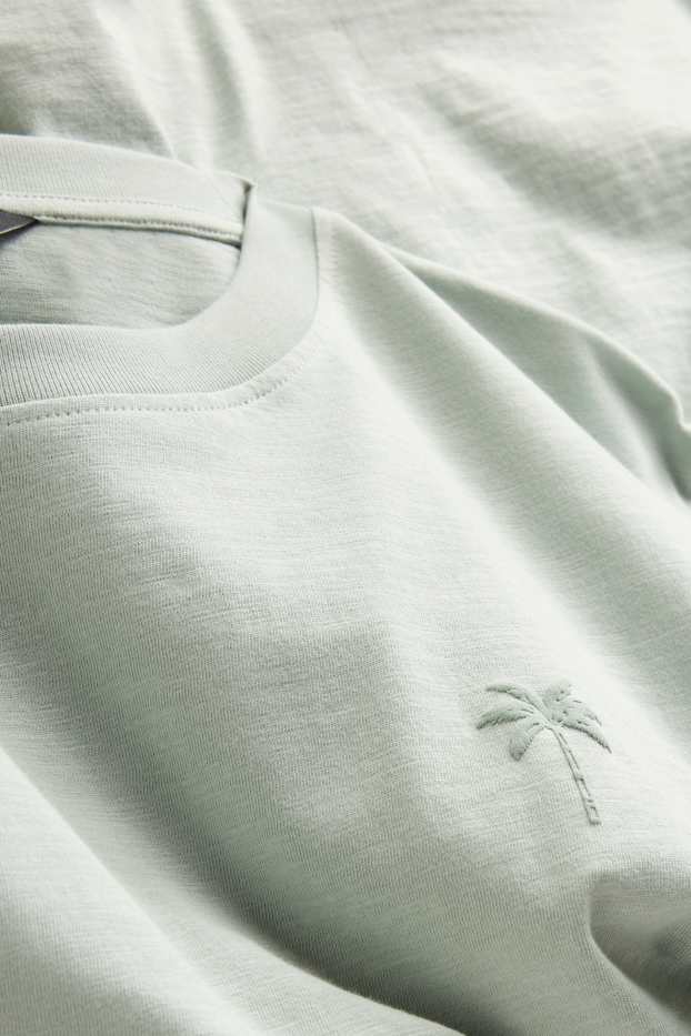 Herren - T-Shirt - Regular Fit - hellgrün