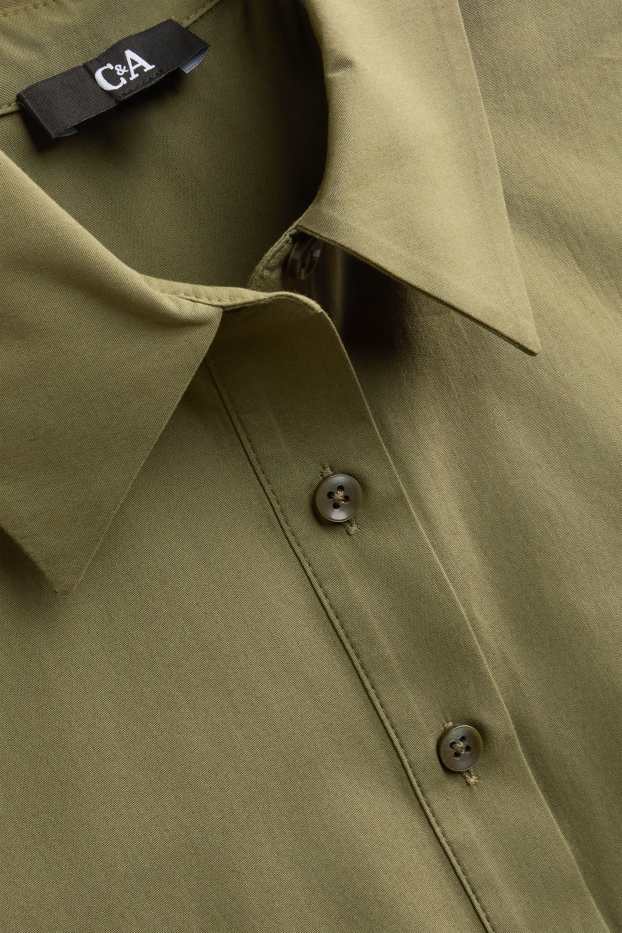 Damen - A-Linien-Kleid - khaki