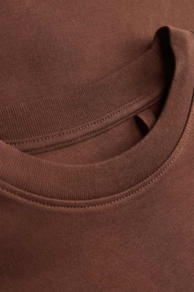 Damen - T-Shirt - Regular Fit - braun