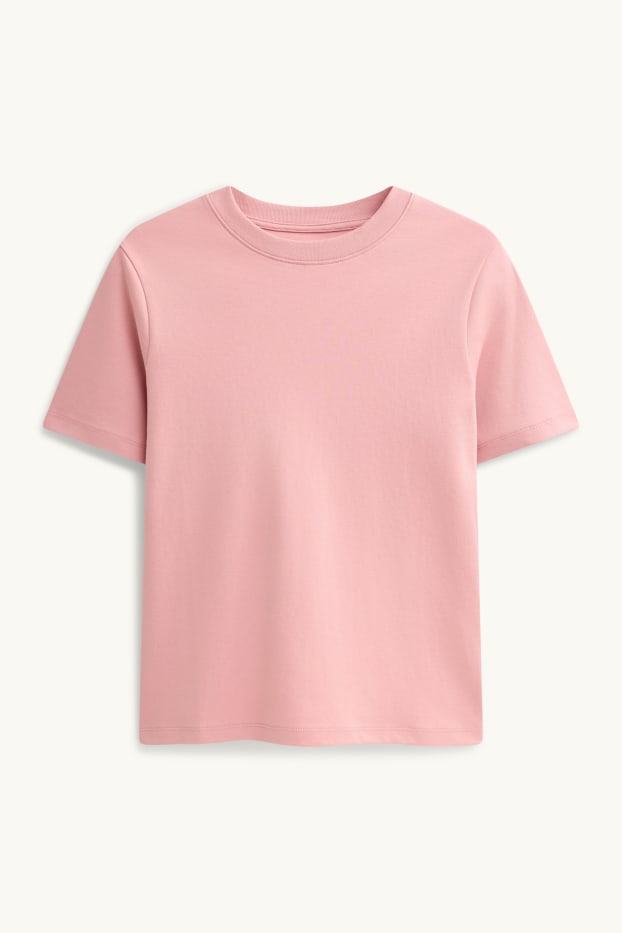 Damen - T-Shirt - Regular Fit - rosa