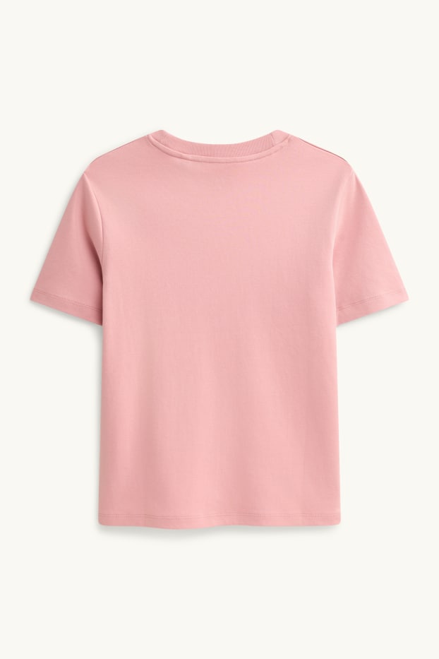 Damen - T-Shirt - Regular Fit - rosa