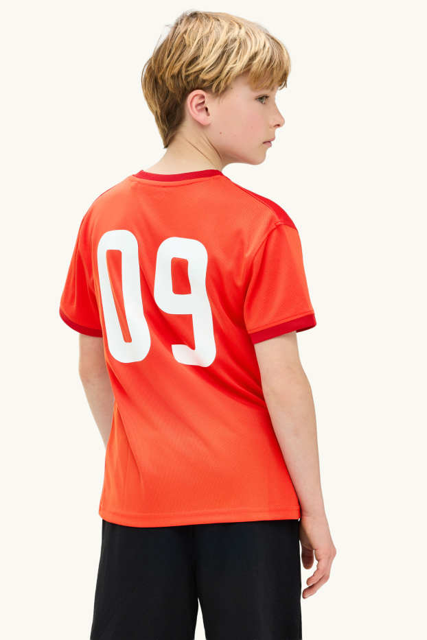 Kinderen: jongens - Zwitserland - T-shirt - rood