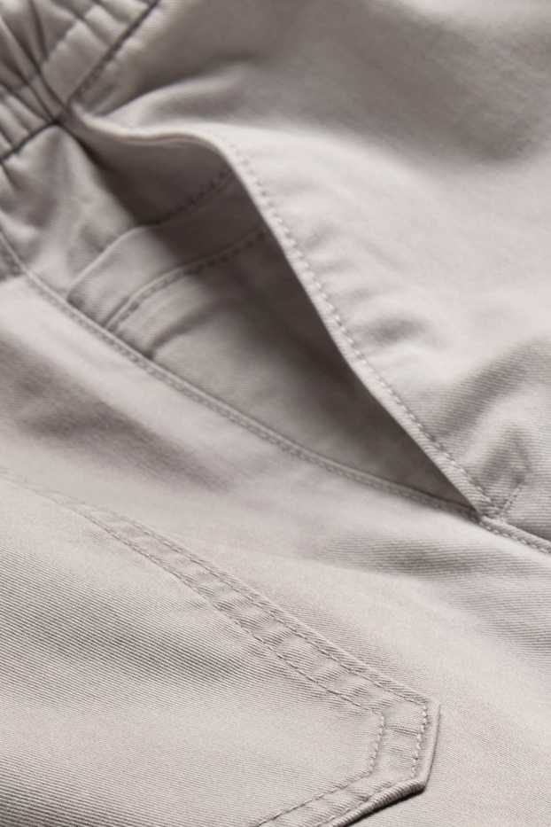Hommes - Chino - slim fit - gris clair