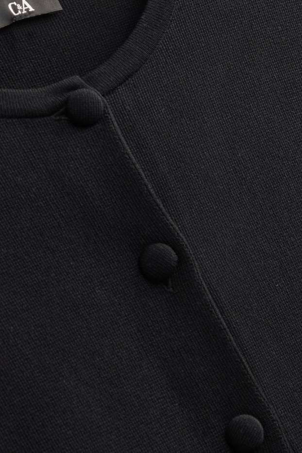 Damen - Strickjacke - schwarz