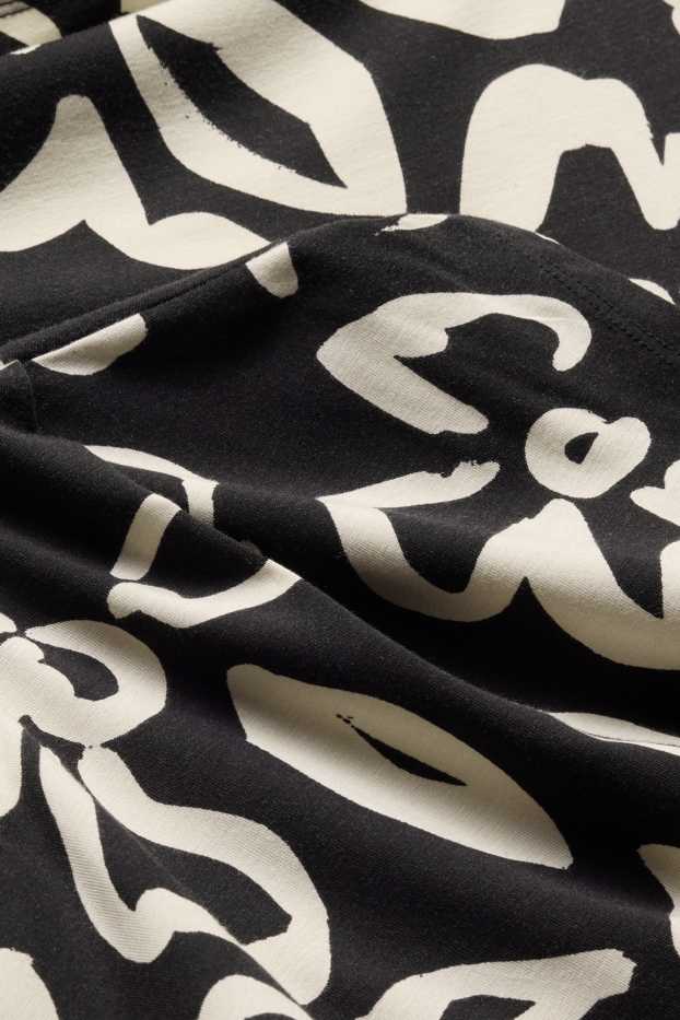 Femmes - T-shirt - regular fit - blanc / noir