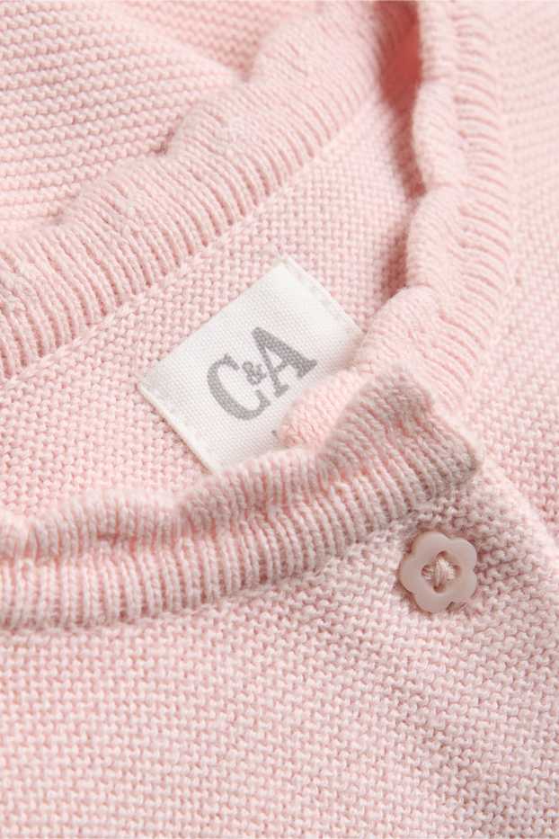 Baby Mädchen - Baby-Strickjacke - rosa