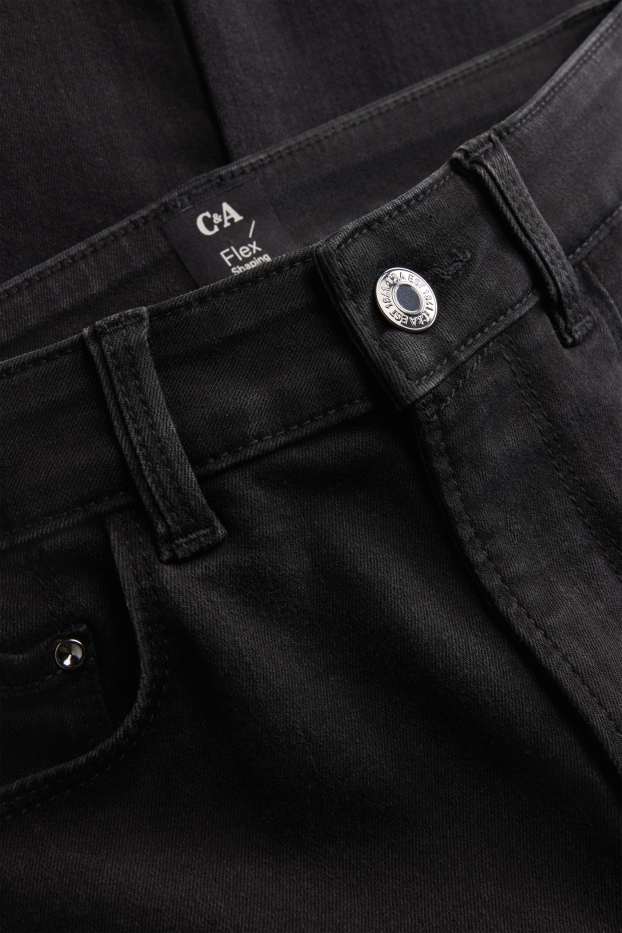 Mujer - Skinny jeans - mid waist - shaping jeans - negro