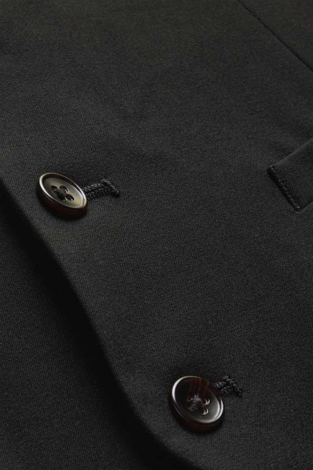 Herren - Baukasten-Weste - Slim Fit - Flex - schwarz