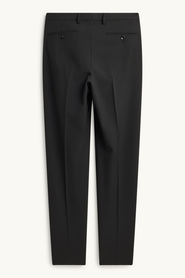 Herren - Baukasten-Hose - Slim Fit - Flex - schwarz