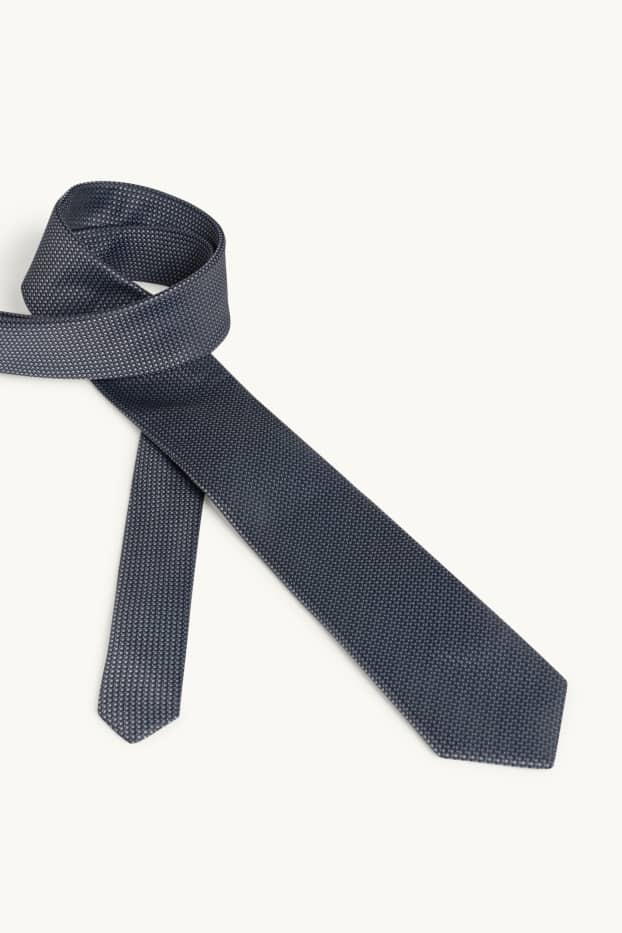 Herren - Krawatte - dunkelgrau