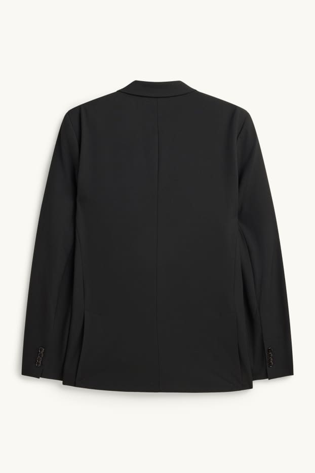 Pánské - Oblekové sako - slim fit - Flex - černá