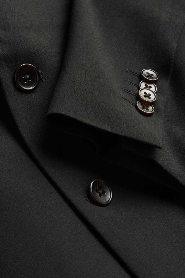 Pánské - Oblekové sako - slim fit - Flex - černá