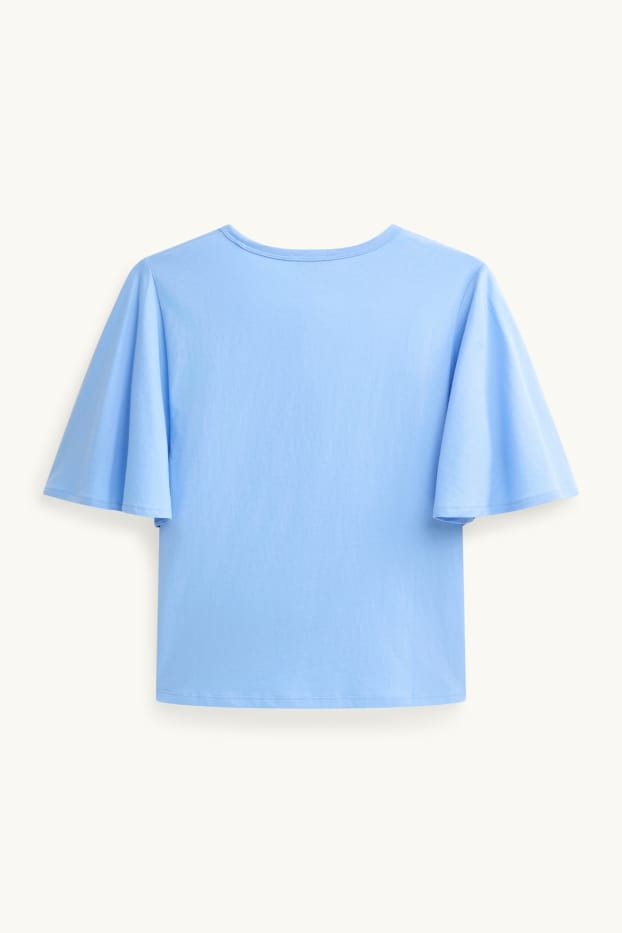 Femmes - T-shirt - regular fit - bleu clair