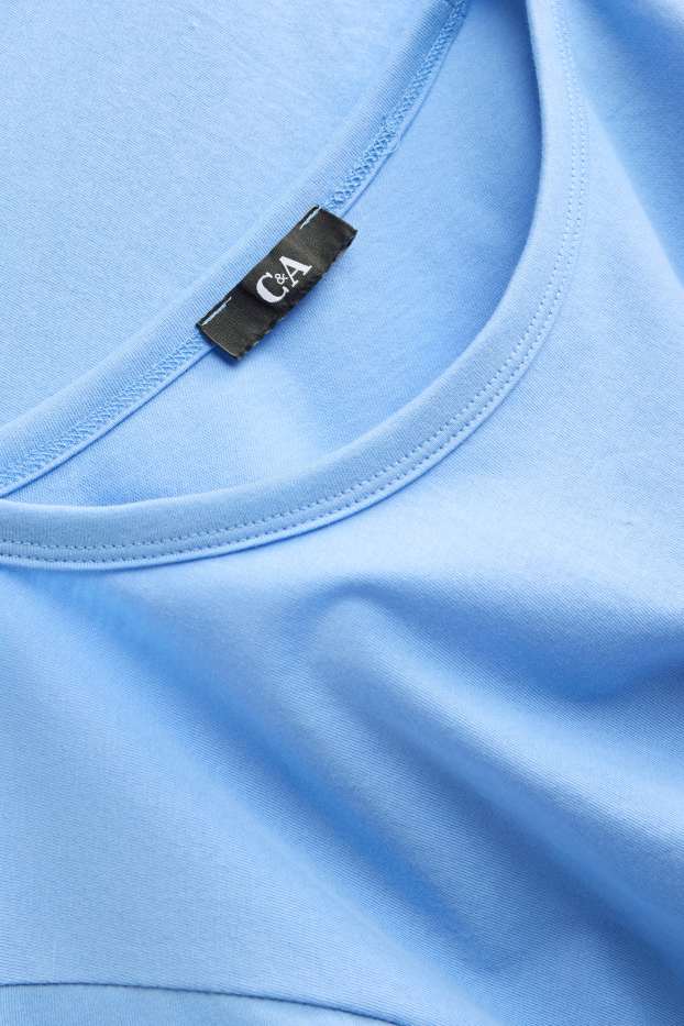 Femmes - T-shirt - regular fit - bleu clair
