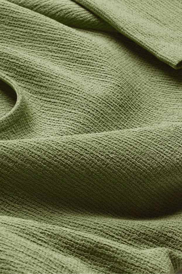 Dames - T-shirt - met structuur - groen