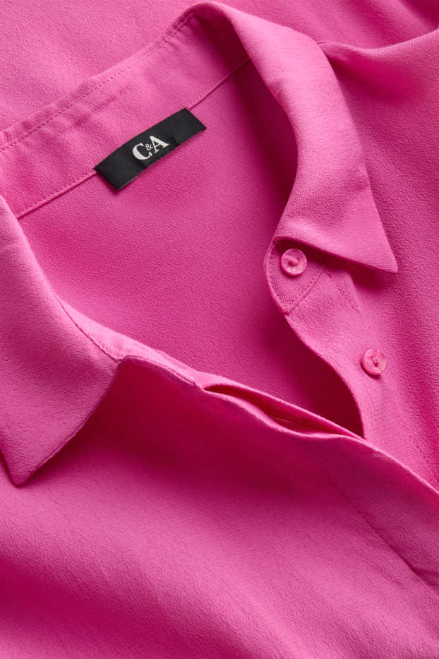 Dames - Blouse - fuchsiarood