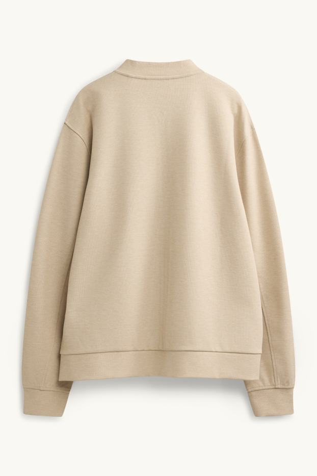 Herren - Sweatjacke - beige