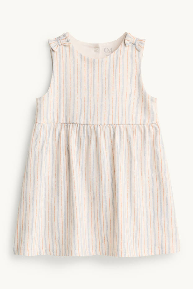 Miminka - dívky - Šaty pro miminka - krémové barvy