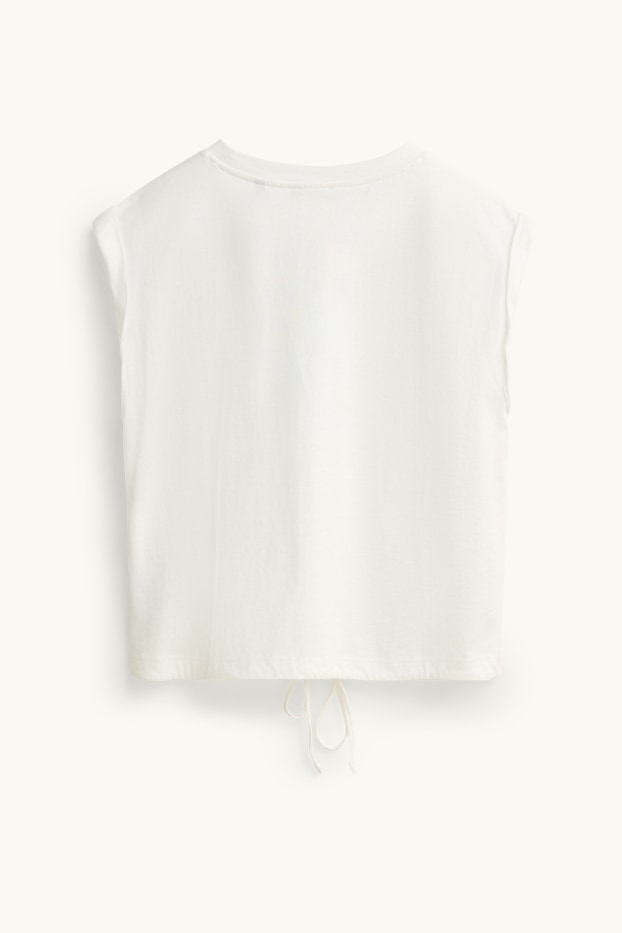 Damen - T-Shirt - Regular Fit - weiß