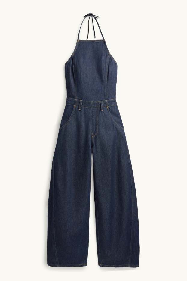 Femei - Salopetă din denim - denim-albastru închis