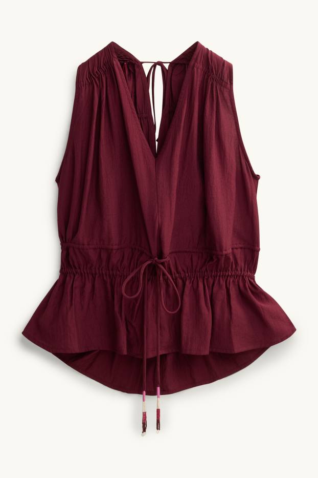 Dames - Blousetop - bordeaux