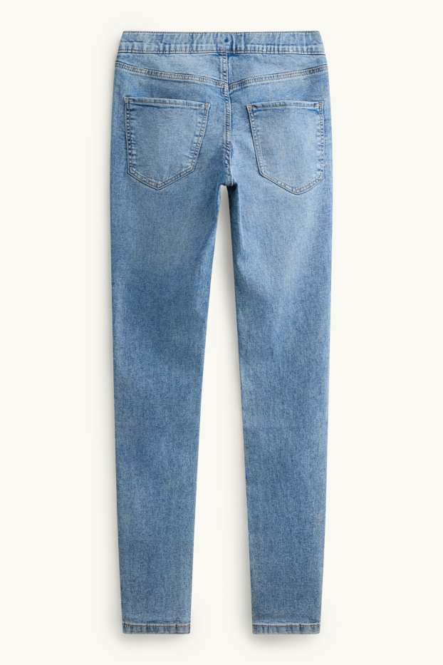 Femmes - Jegging jean - mid waist - jean bleu clair