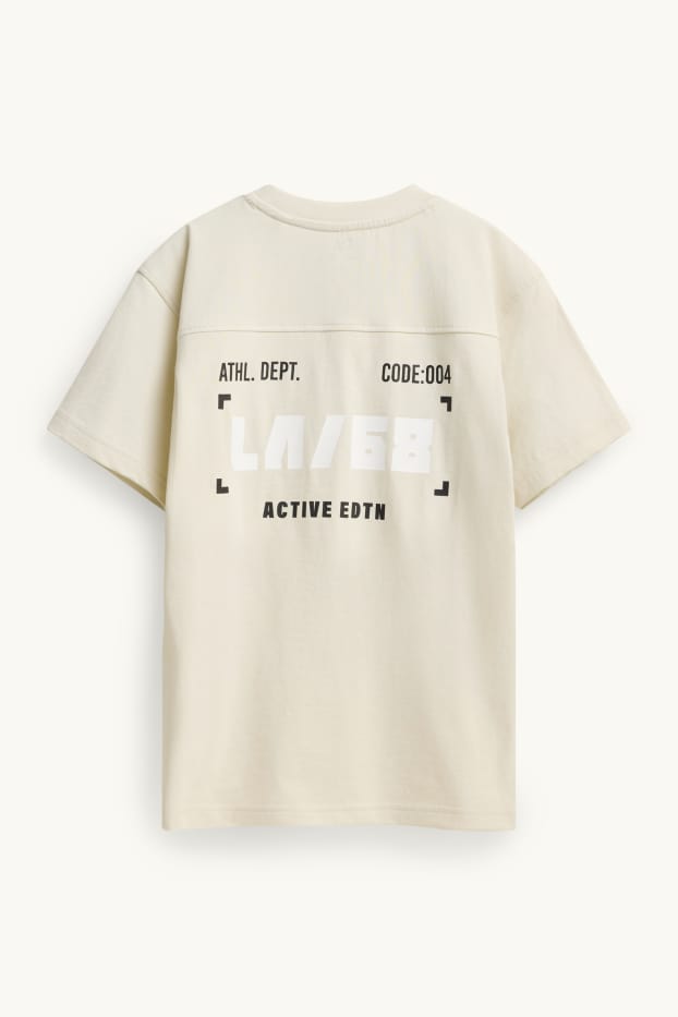 Enfants garçons - T-shirt - crème