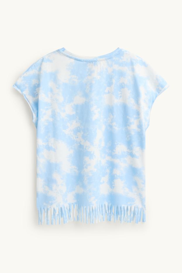 Enfants filles - T-shirt - bleu / blanc