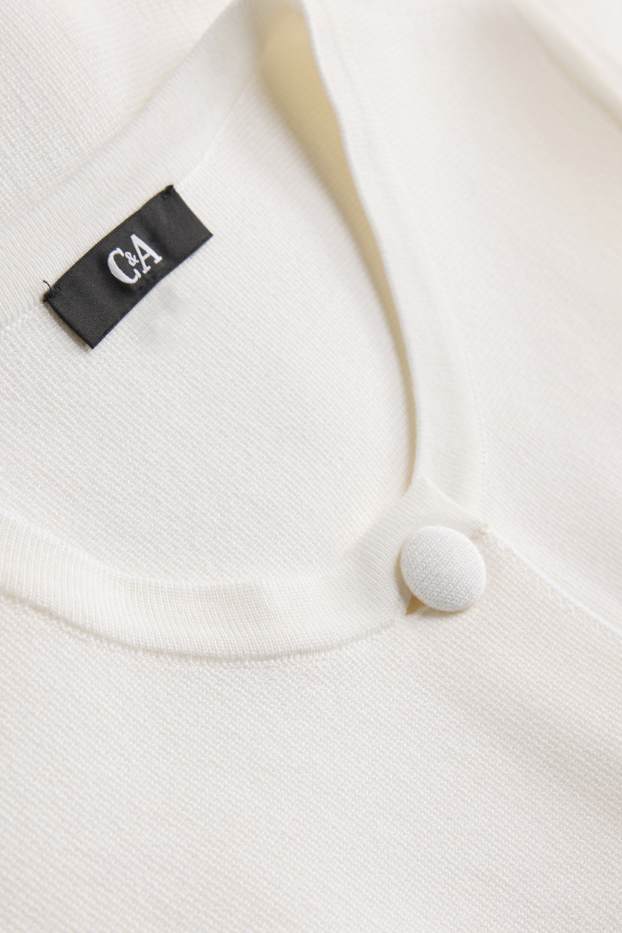 Dona - Armilla de punt de mitja - blanc