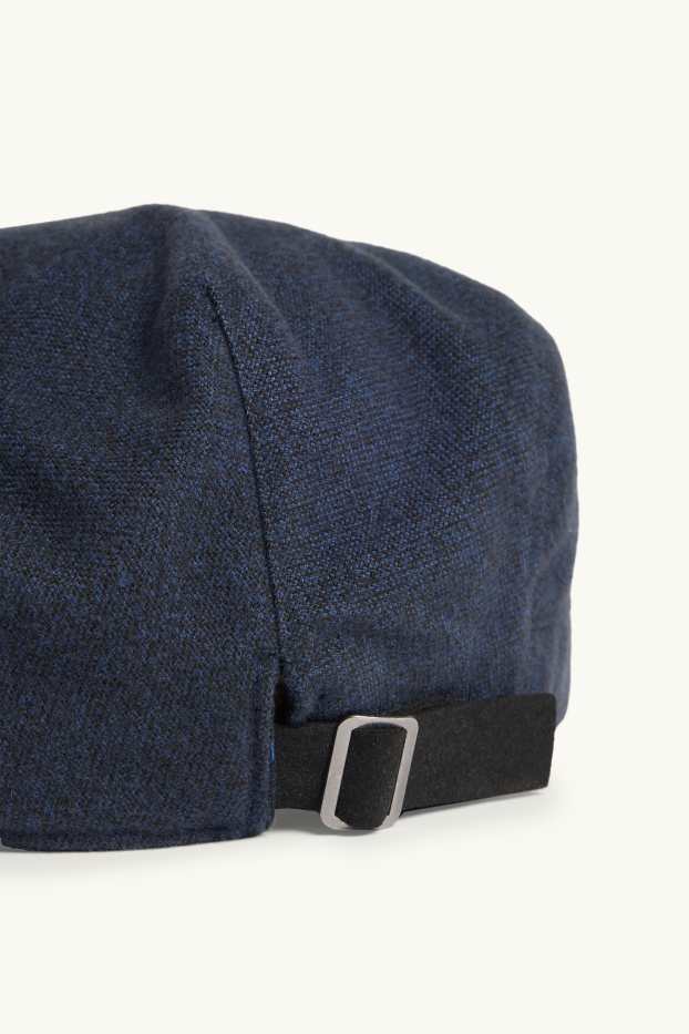 Men - Flat cap - dark blue