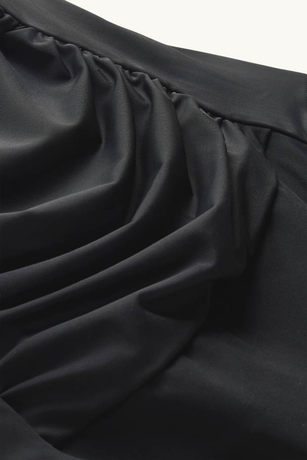 Dona - Banyador amb frunzit - enconxat - LYCRA® XTRA LIFE™ - negre