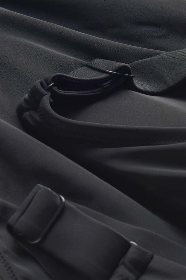 Dona - Banyador amb frunzit - enconxat - LYCRA® XTRA LIFE™ - negre