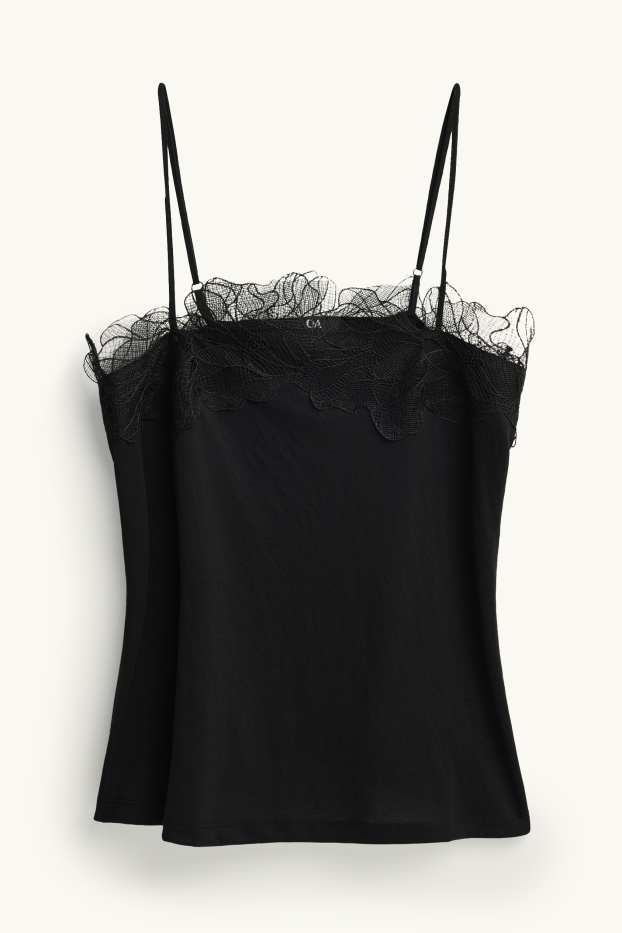 Dona - Samarreta sense mànigues - negre