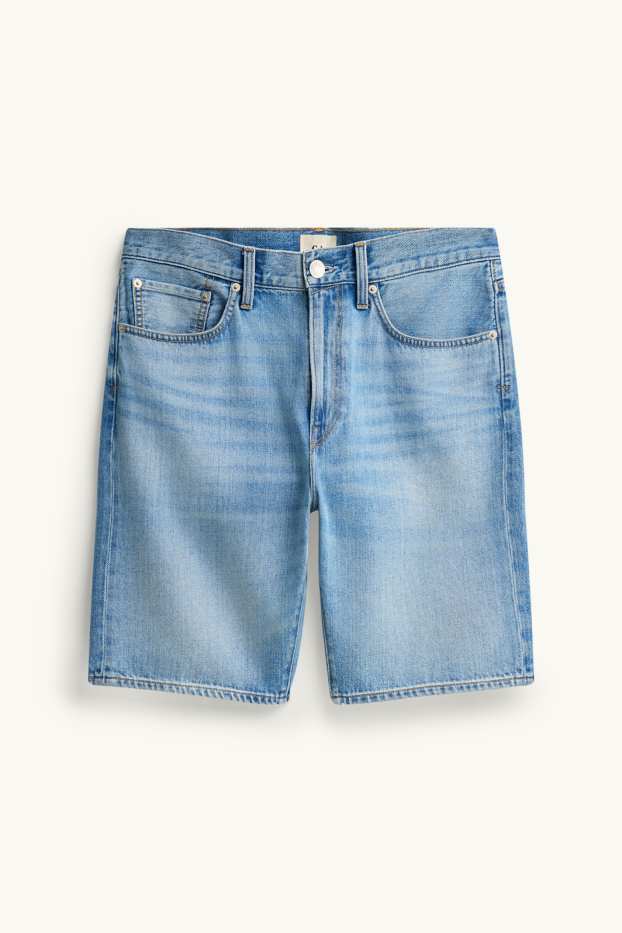 Hombre - Pantalón corto vaquero - vaqueros - azul