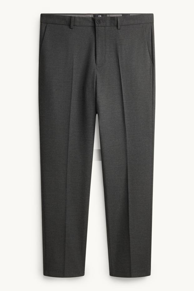 Herren - Baukasten-Hose - Regular Fit - Flex - dunkelgrau