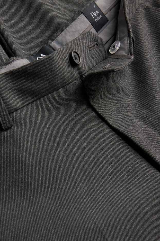 Herren - Baukasten-Hose - Regular Fit - Flex - dunkelgrau