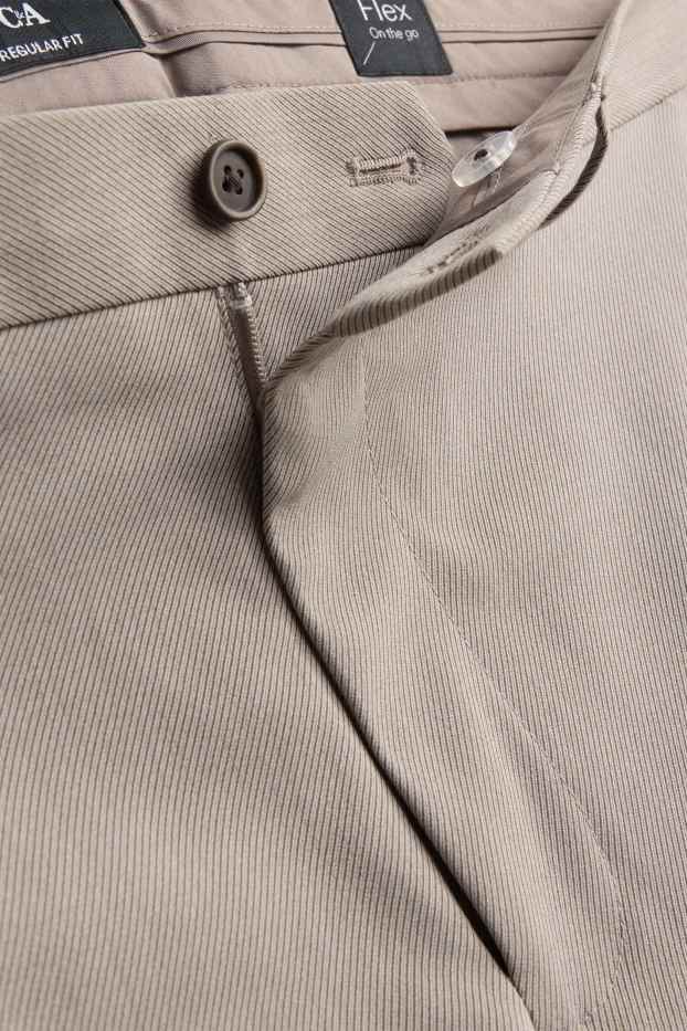 Herren - Baukasten-Hose - Regular Fit - Flex - beige