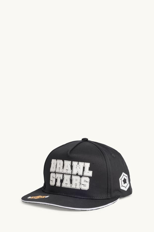 Enfants garçons - Brawl Stars - casquette de baseball - noir